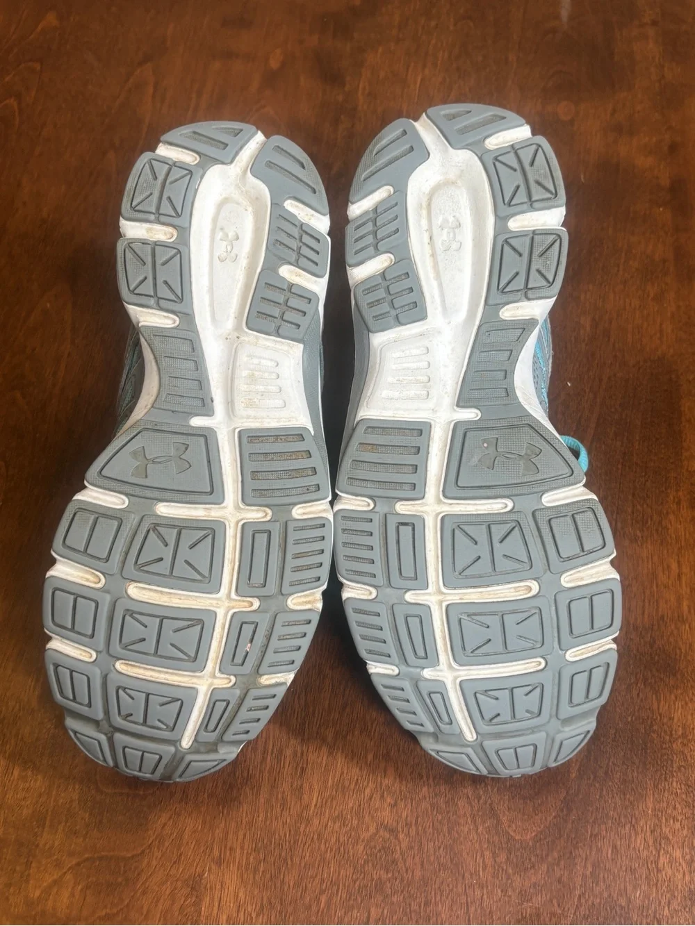 Under Armour Women’s Teal and Gray Athletic Running Shoes